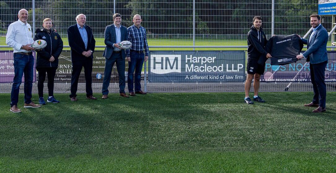 Harper Macleod sponsors development staff at Highland Rugby Club