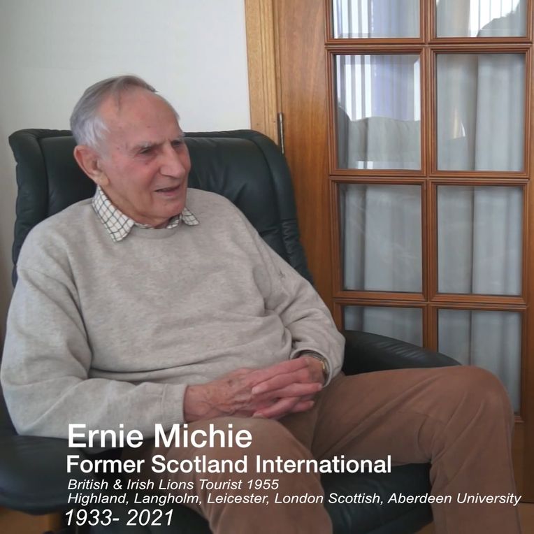 Former player Ernie Michie